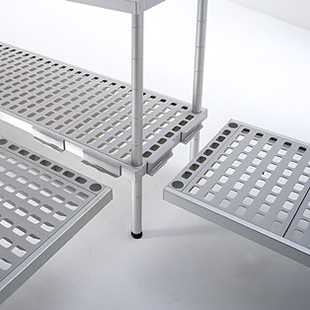 Scaffali in Alluminio per celle e dispense alimentari